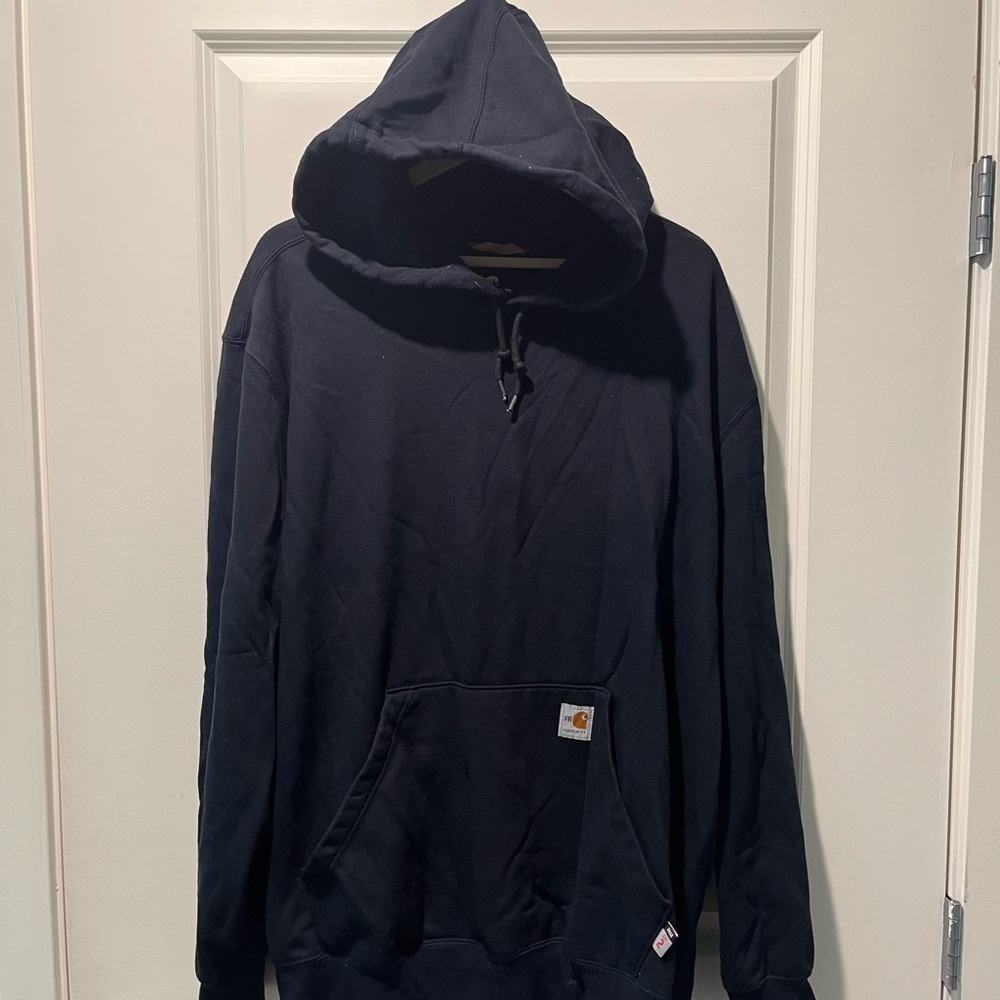 Fire Resistant Carhartt Black Hoodie